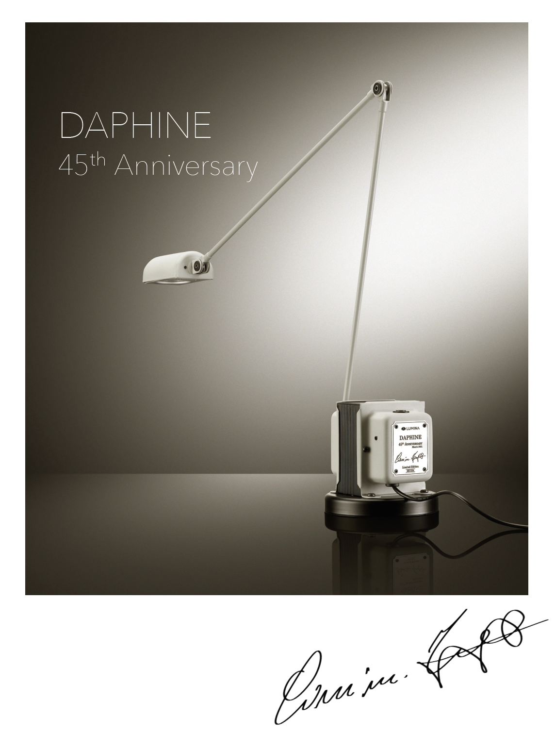 Daphine 45th Anniversary 特別限定モデル発売｜イタリア・スペインの輸入照明器具 ルミナベッラ Luminabella